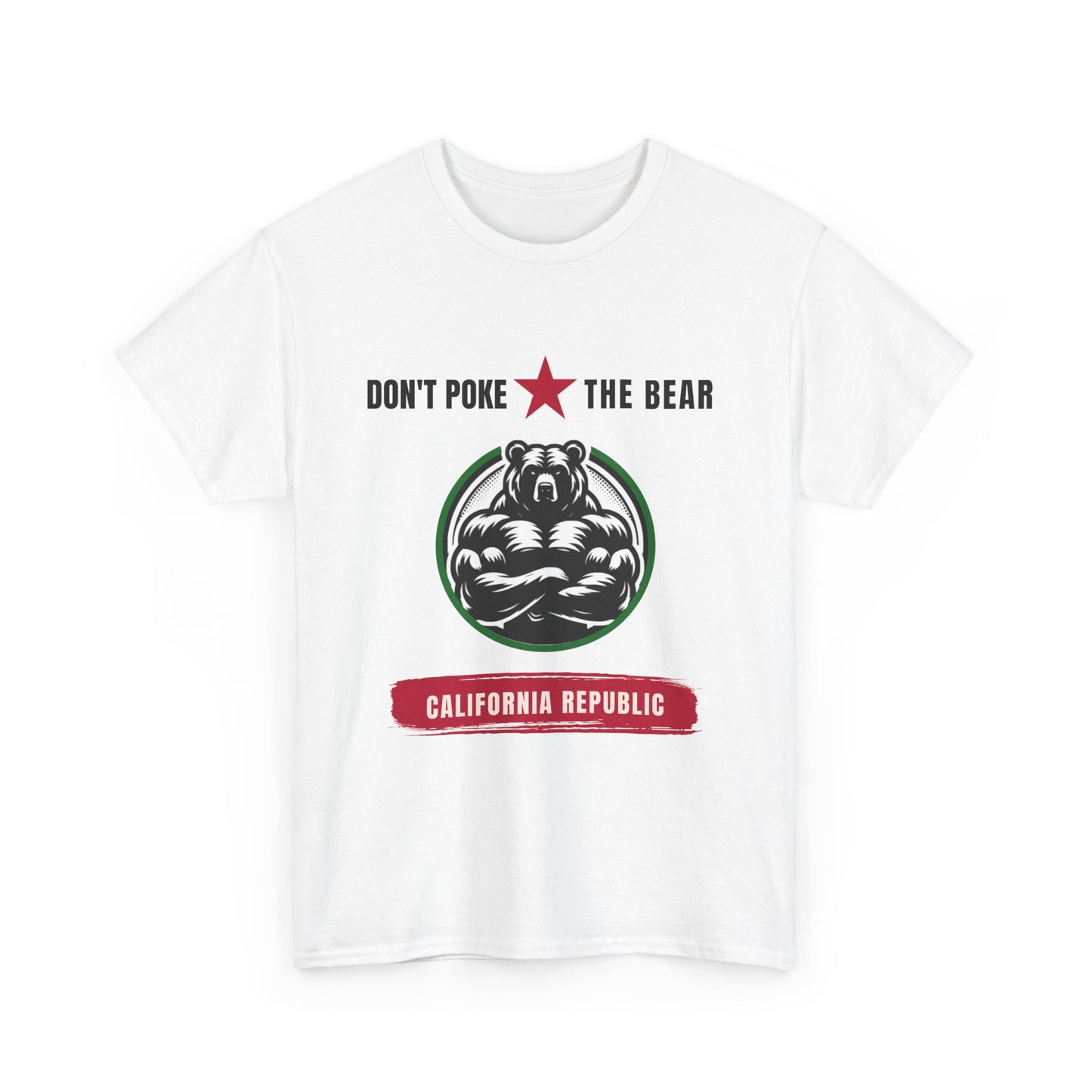 Don't Poke the Bear California Republic Unisex T-shirt, Gavin Newsom 2028, Political Statement Shirt for Democrat Supporters, California