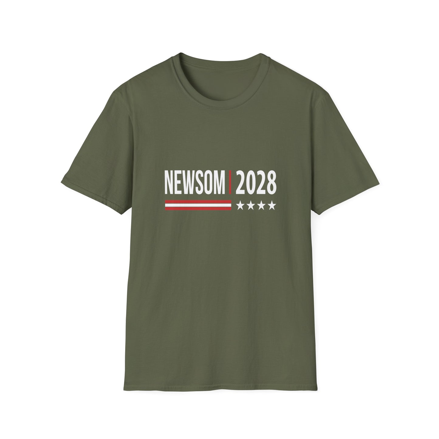 Newsom 2028 Unisex T-Shirt, Political Campaign Election Shirt, Democrat Supporter Shirt, Gavin Newsom for President, Political Apparel