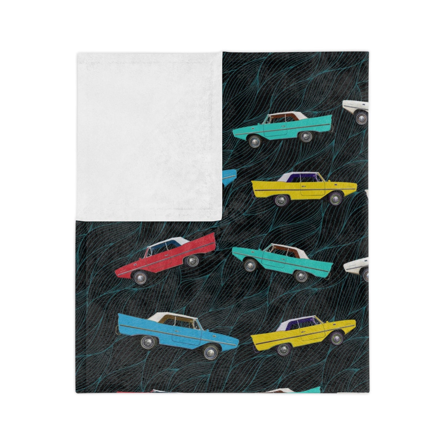 Amphicar 770 Minky Blanket, Gift for Car Enthusiast, Car gift, Car Gifts for Men 50x60 inches