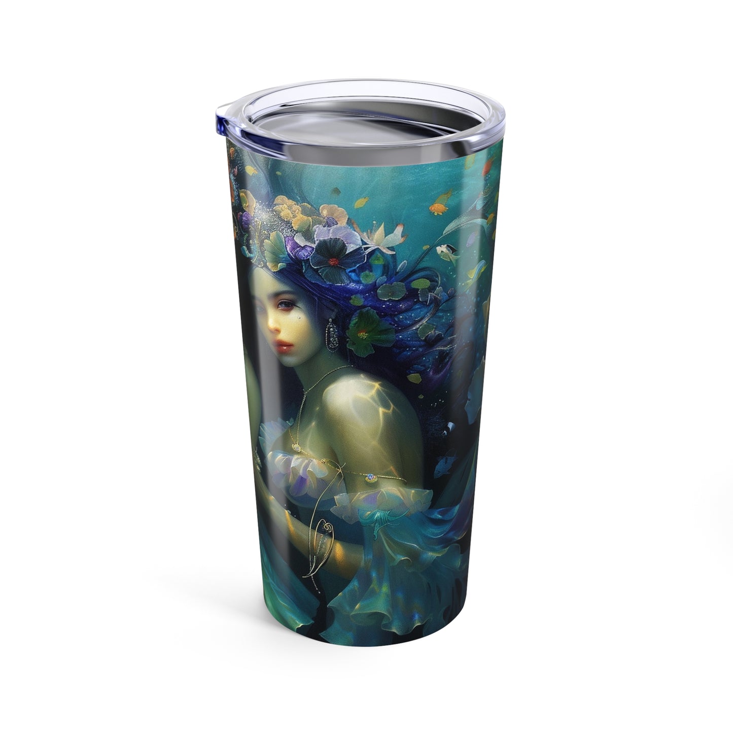 06 Mermaid Tumbler, Water Goddesses, Mermaidcore, Fairycore, Goddess, Stainless Steel Travel Tumbler 20oz