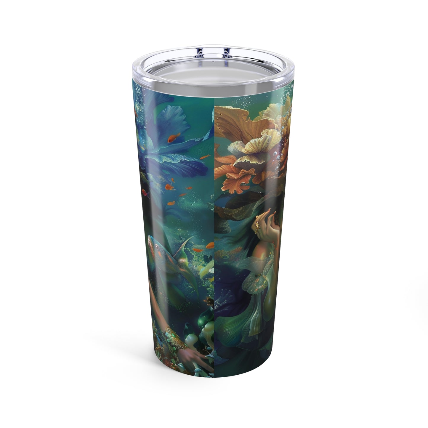 02 Flowy Water Goddesses, Mermaidcore, Fairycore, Goddess, To-go Coffee Cup, Stainless Steel Travel Tumbler 20oz