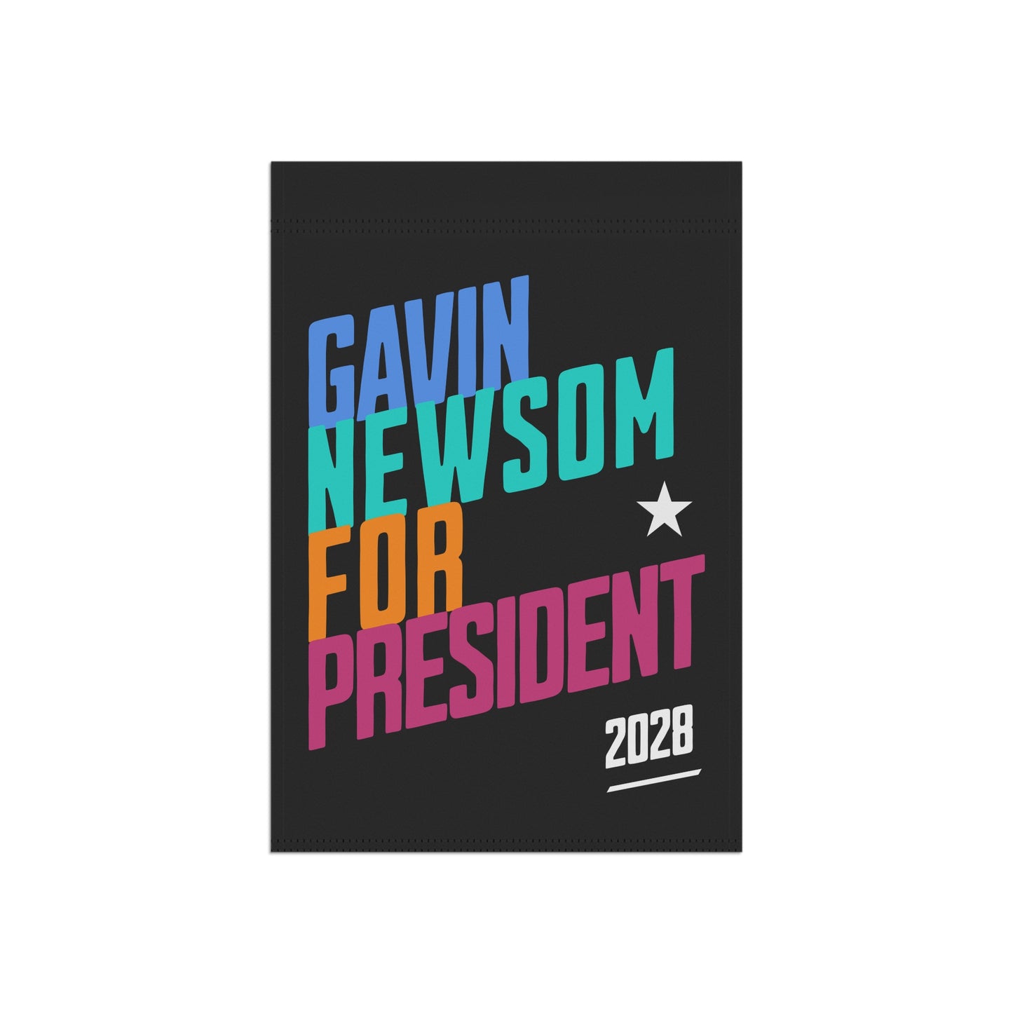 Gavin Newsom for President 2028, Garden Flag, Newsom 2028, Presidential Political Campaign, Election Flag for Democratic Supporters, Vote