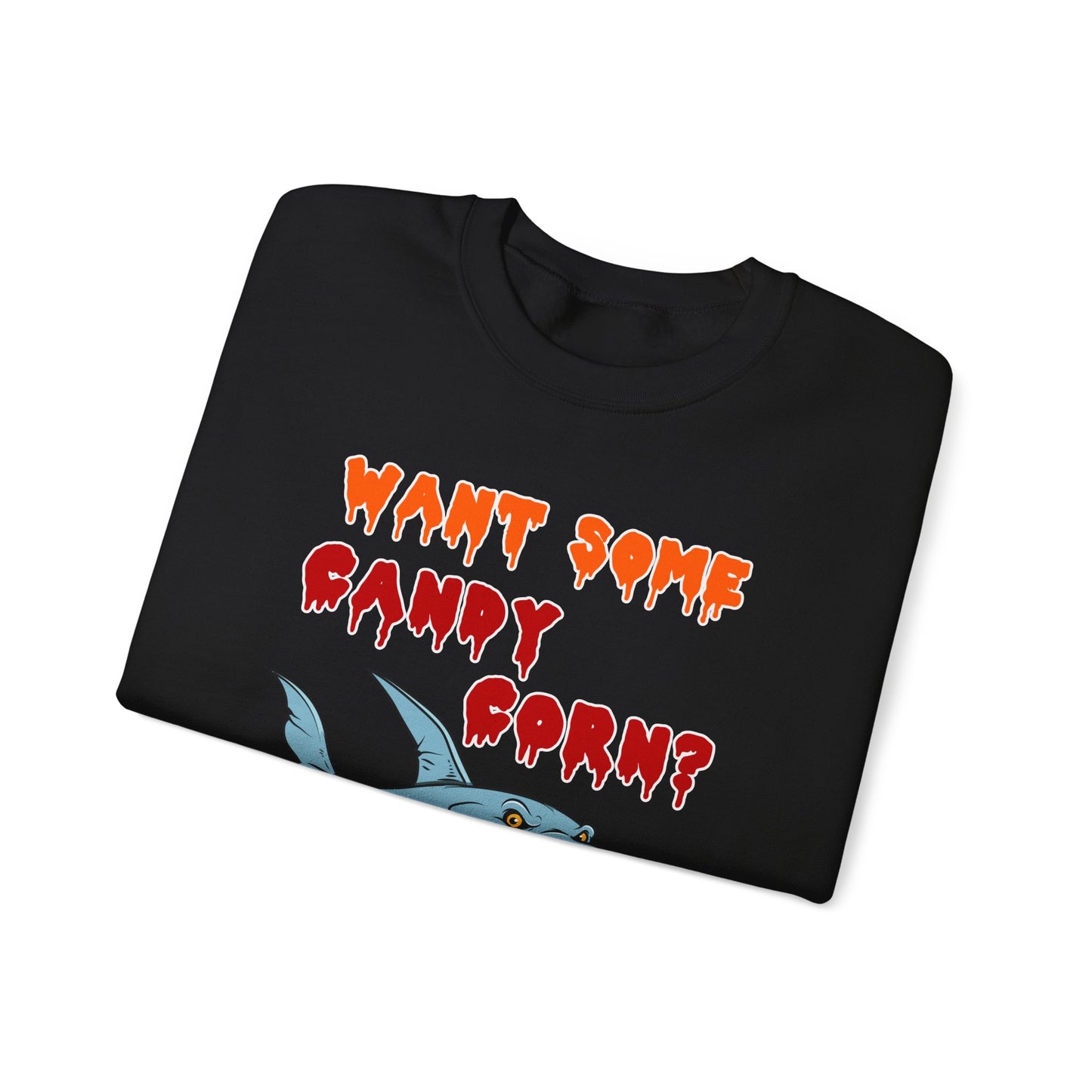 Shark-o-Ween Sweatshirt, Halloween Shark Design, Spooky Shark Costume, Cool Trick or Treat Gift, Funny Fall Pullover for Adults