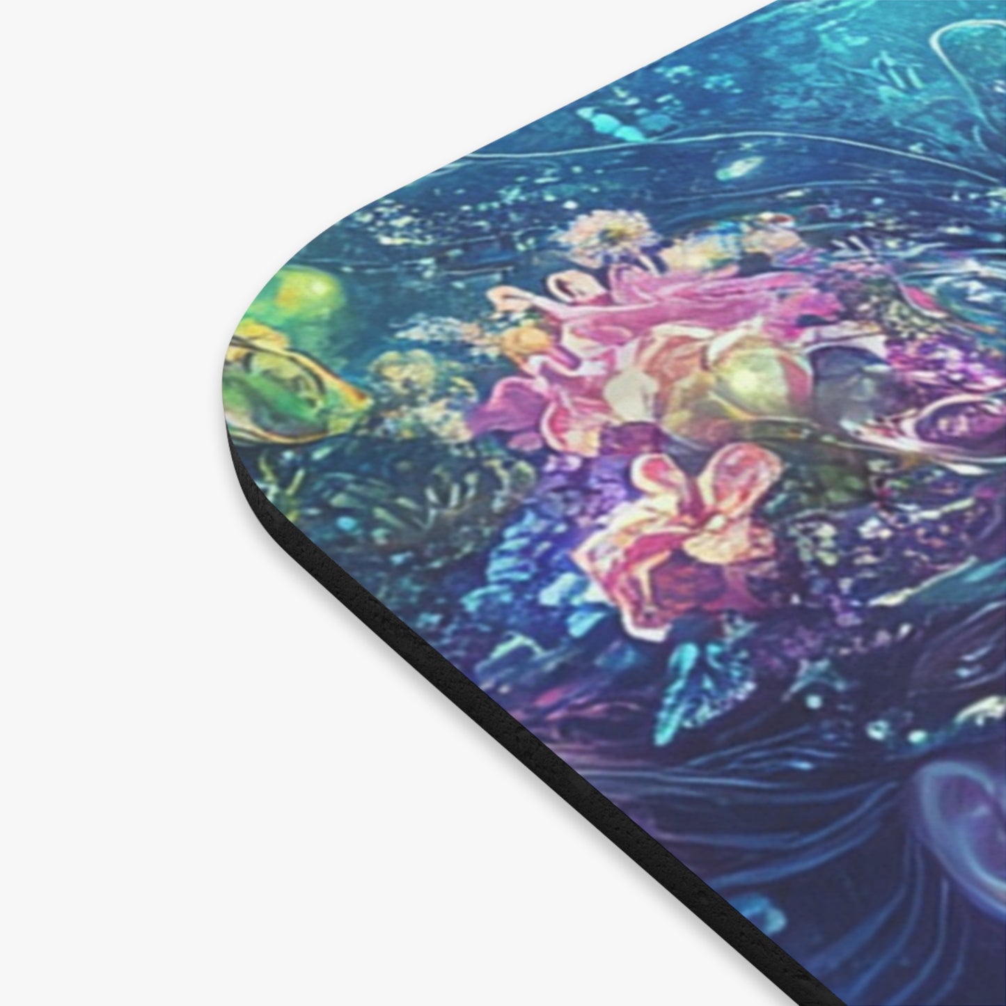 Mouse Pad - Three Ethereal Mermaids Underwater Design