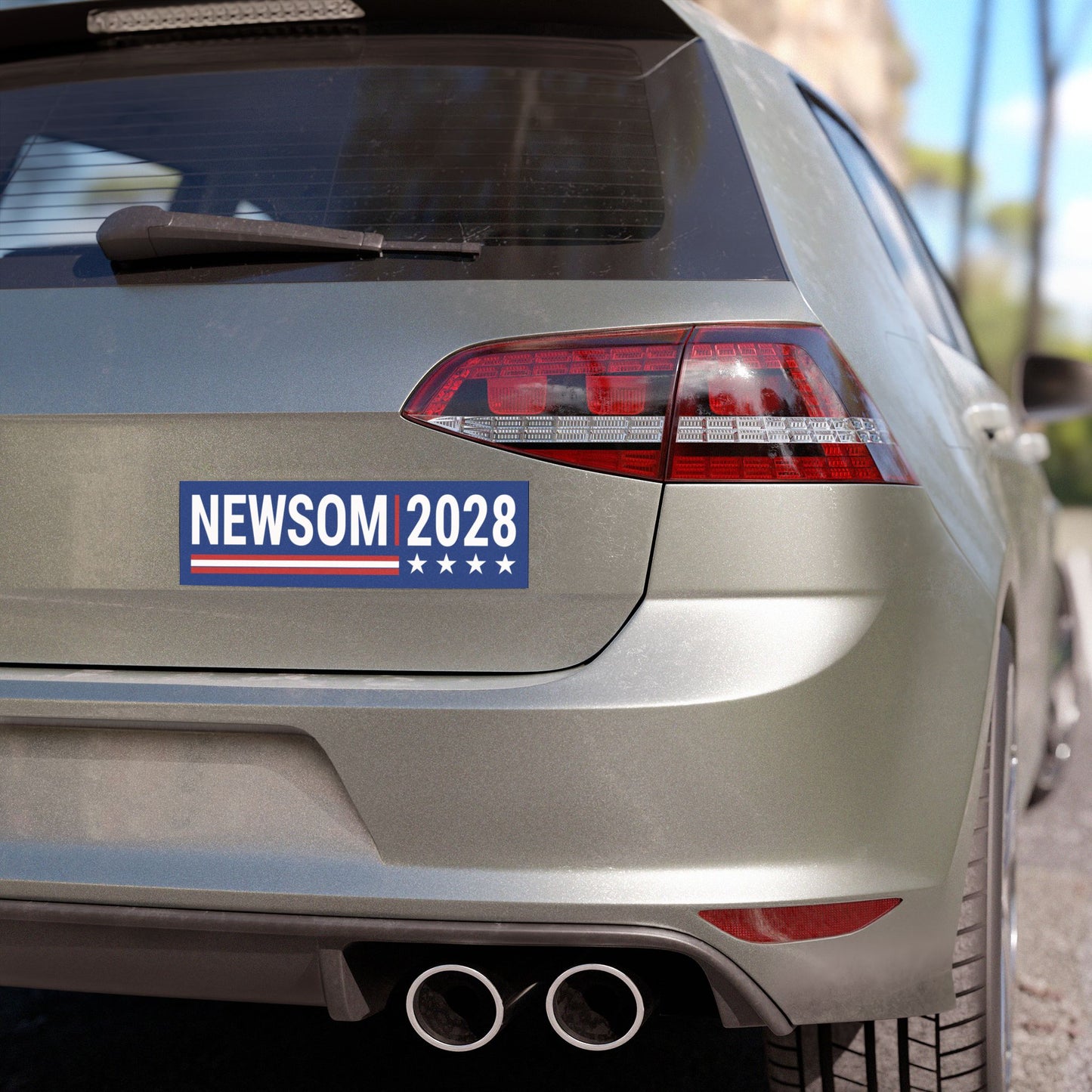 Newsom 2028 Car or Truck Magnet, 2028 Presidential Political Campaign, Removable Election Magnet for Gavin Newsom Supporters, 2 Sizes