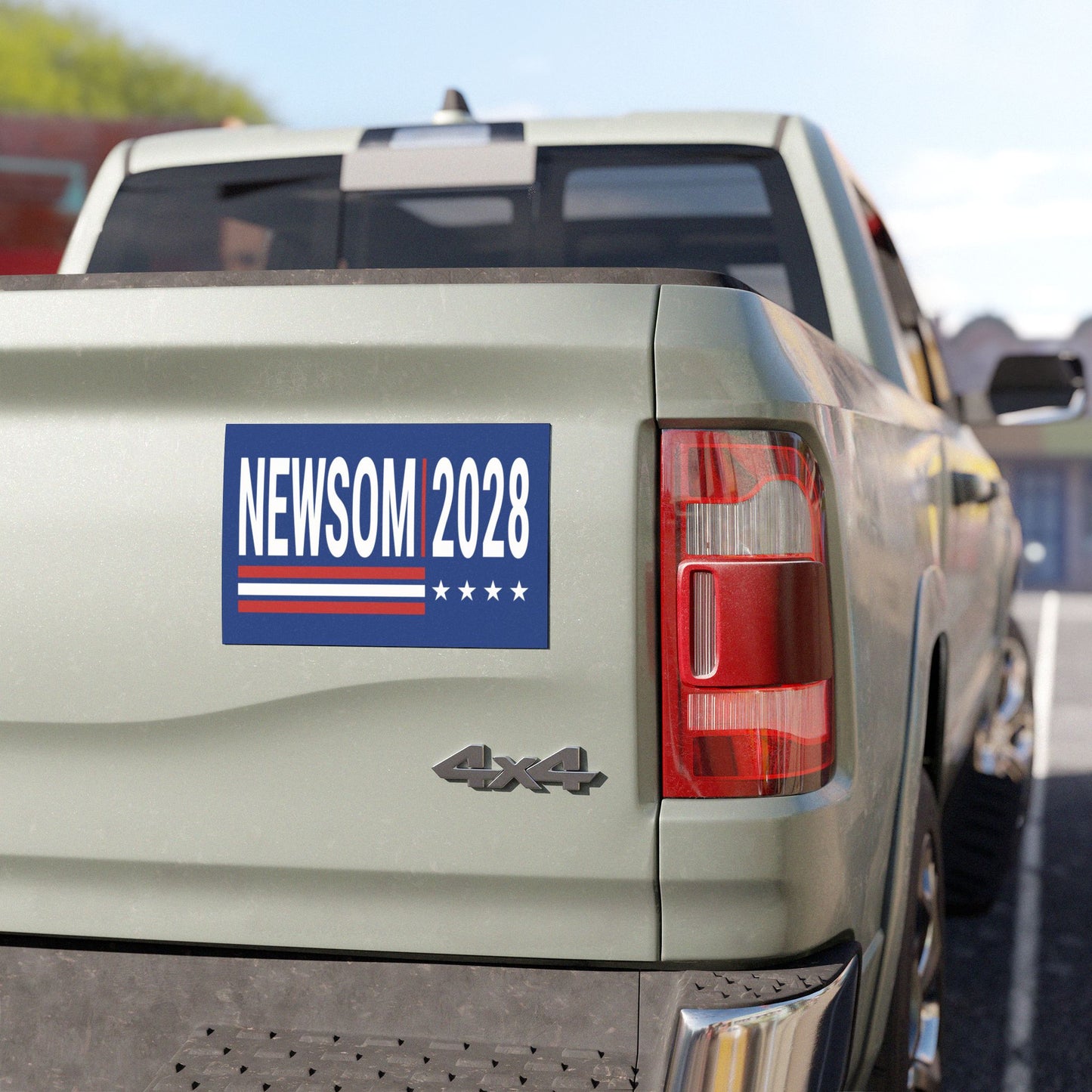 Newsom 2028 Car or Truck Magnet, 2028 Presidential Political Campaign, Removable Election Magnet for Gavin Newsom Supporters, 2 Sizes