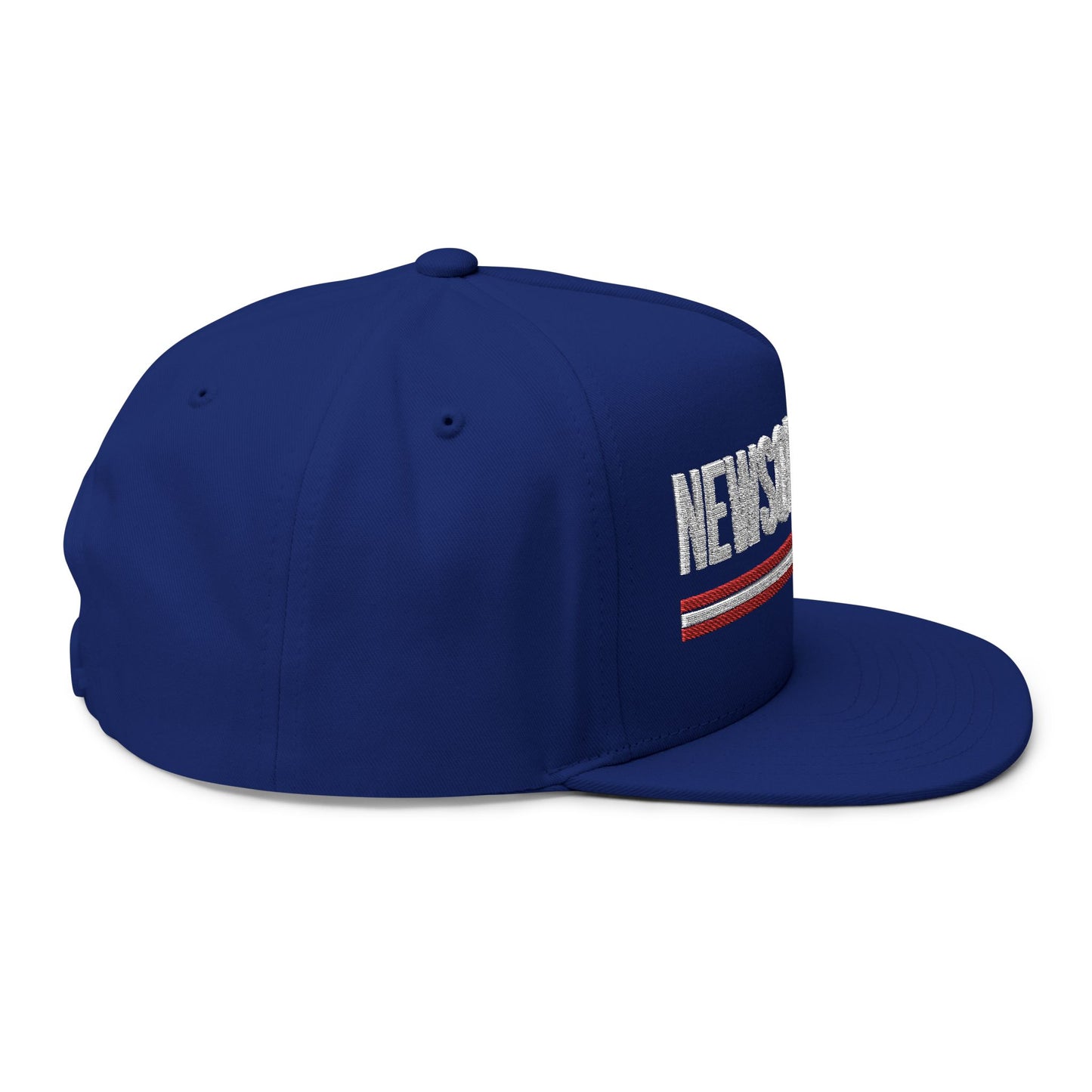 Newsom 2028 Presidential Campaign Flat Bill Cap (Embroidery), Baseball Hat with Red and White Stripes and Stars, Political Campaign Cap,