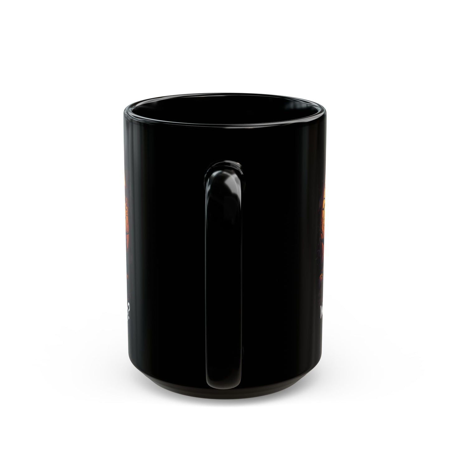 Spooky Halloween Mug - "Wanna Hang?" Spider Black Coffee Cup for Fall Celebrations, Gift, Party Decor, Halloween Lovers