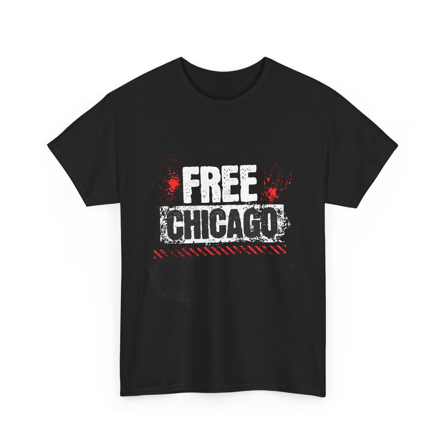 Free Chicago - Protest Military Takeover of Chicago IL, Unisex T-shirt, Resist Political Events, Activist Shirt, Protest Rally, Sizes S-5XL