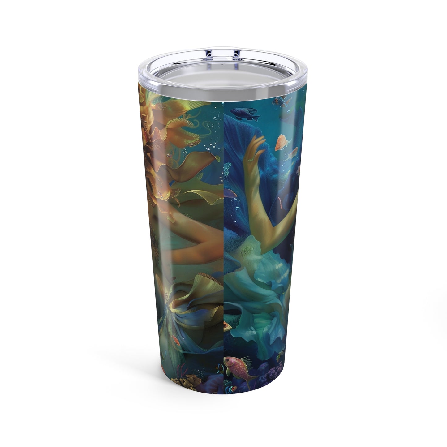 03 Water Goddesses, To-go Coffee Cup, Mermaidcore, Fairycore, Goddess, Stainless Steel Travel Tumbler 20oz