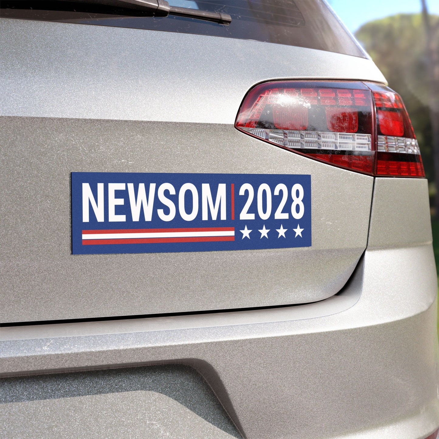 Newsom 2028 Car or Truck Magnet, 2028 Presidential Political Campaign, Removable Election Magnet for Gavin Newsom Supporters, 2 Sizes