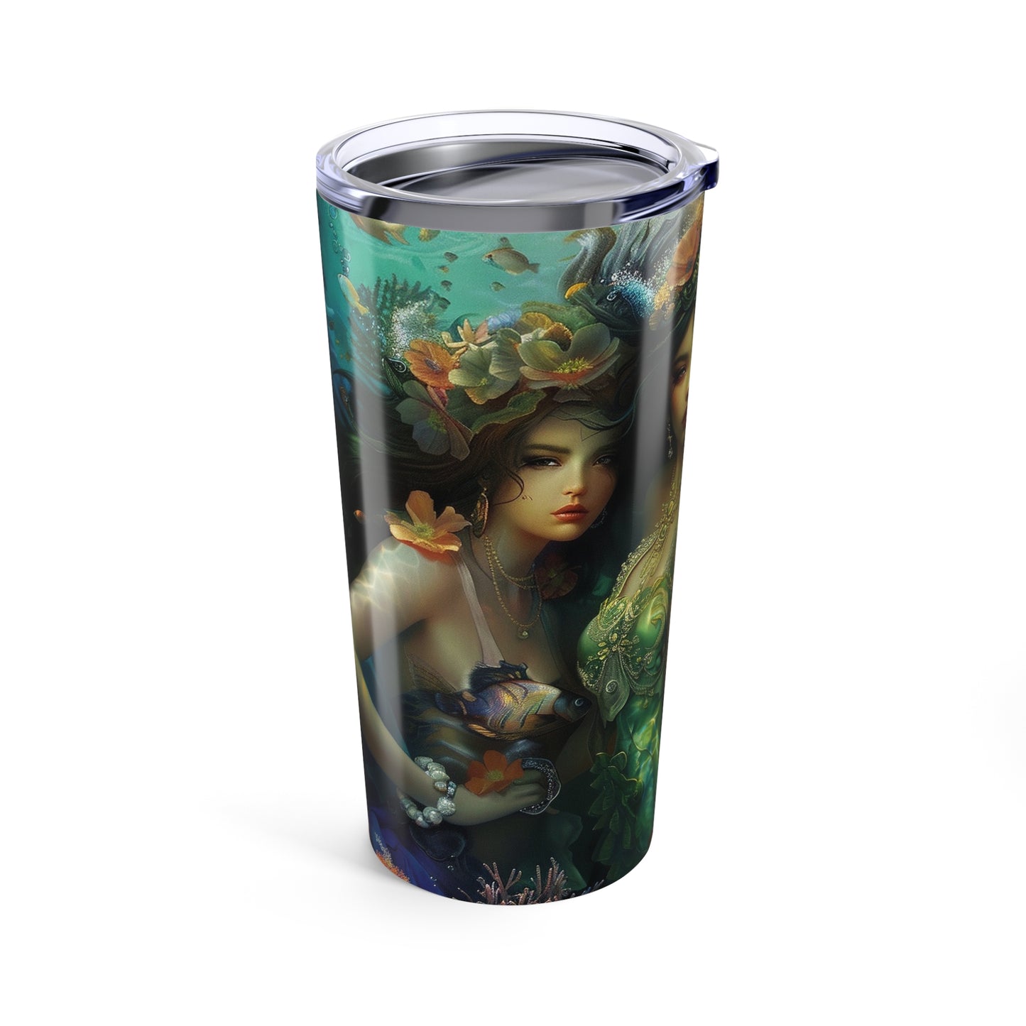 06 Mermaid Tumbler, Water Goddesses, Mermaidcore, Fairycore, Goddess, Stainless Steel Travel Tumbler 20oz