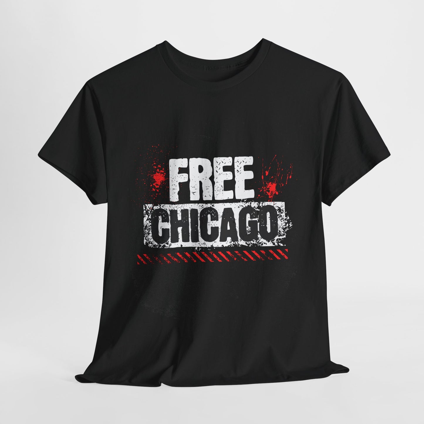 Free Chicago - Protest Military Takeover of Chicago IL, Unisex T-shirt, Resist Political Events, Activist Shirt, Protest Rally, Sizes S-5XL