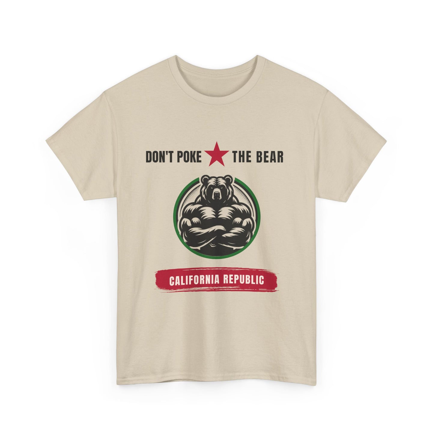 Don't Poke the Bear California Republic Unisex T-shirt, Gavin Newsom 2028, Political Statement Shirt for Democrat Supporters, California