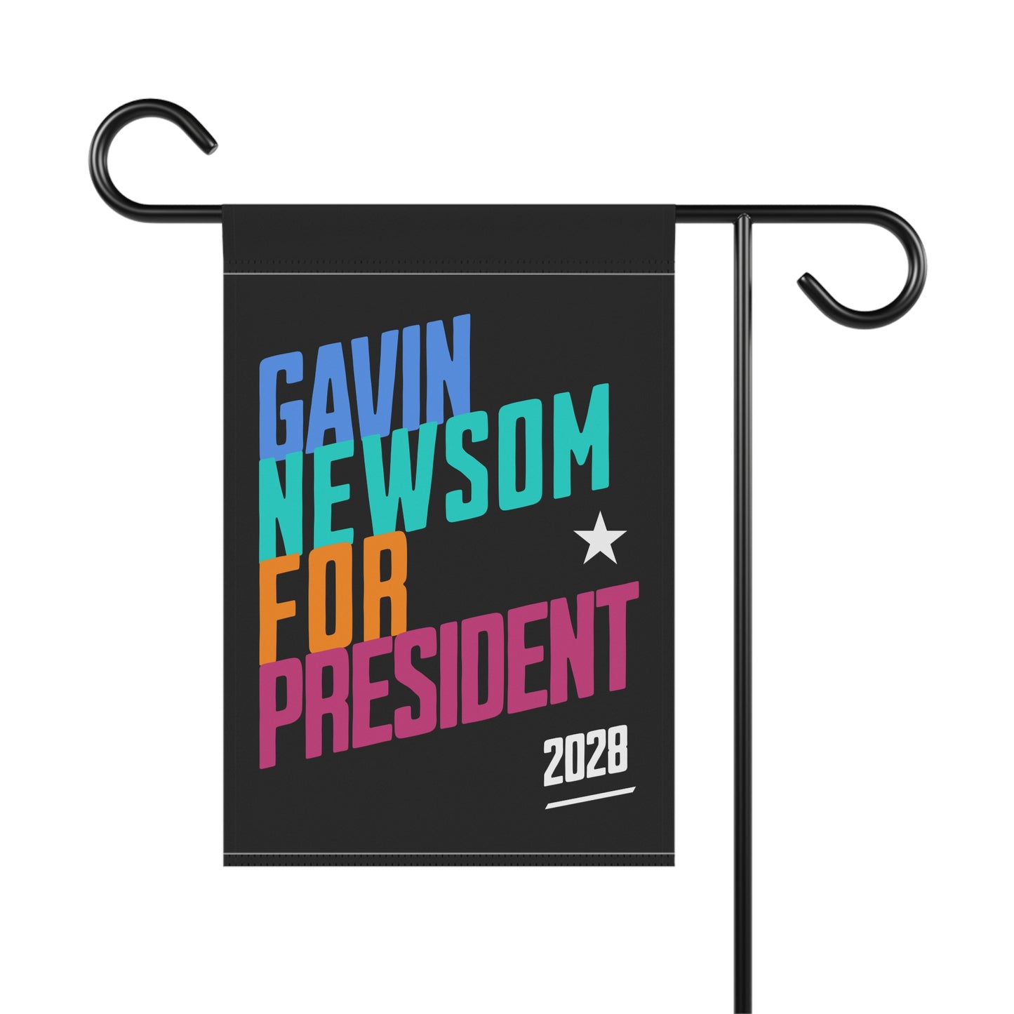 Gavin Newsom for President 2028, Garden Flag, Newsom 2028, Presidential Political Campaign, Election Flag for Democratic Supporters, Vote