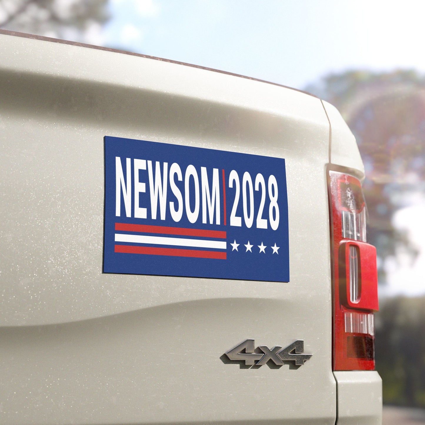 Newsom 2028 Car or Truck Magnet, 2028 Presidential Political Campaign, Removable Election Magnet for Gavin Newsom Supporters, 2 Sizes