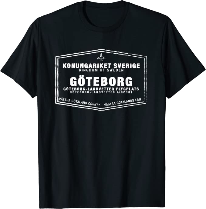 Goteborg Sweden Passport Stamp Vacation Travel Souvenir Unisex Softstyle T-Shirt