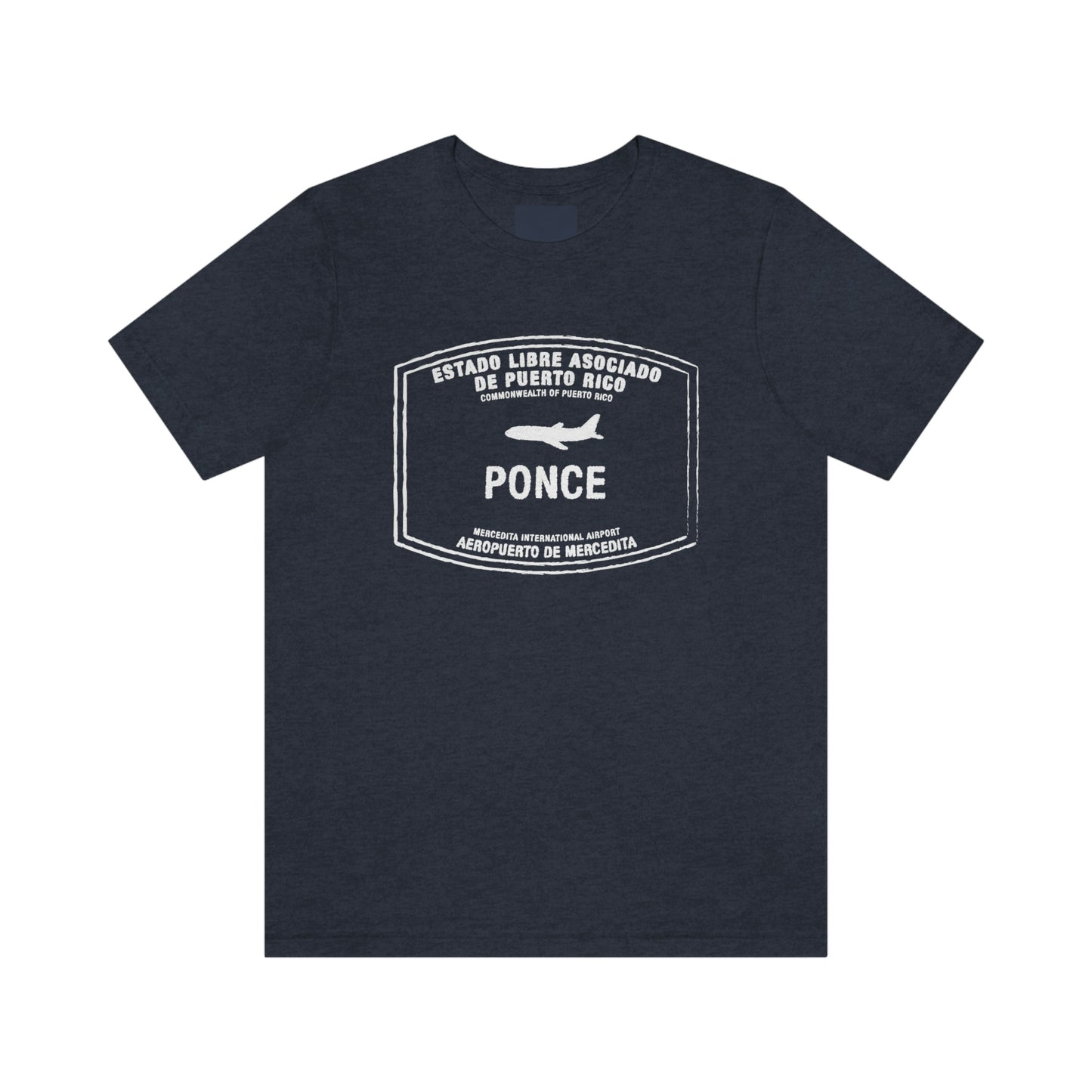 Ponce Puerto Rico Passport Stamp Vacation Travel Unisex T-shirt