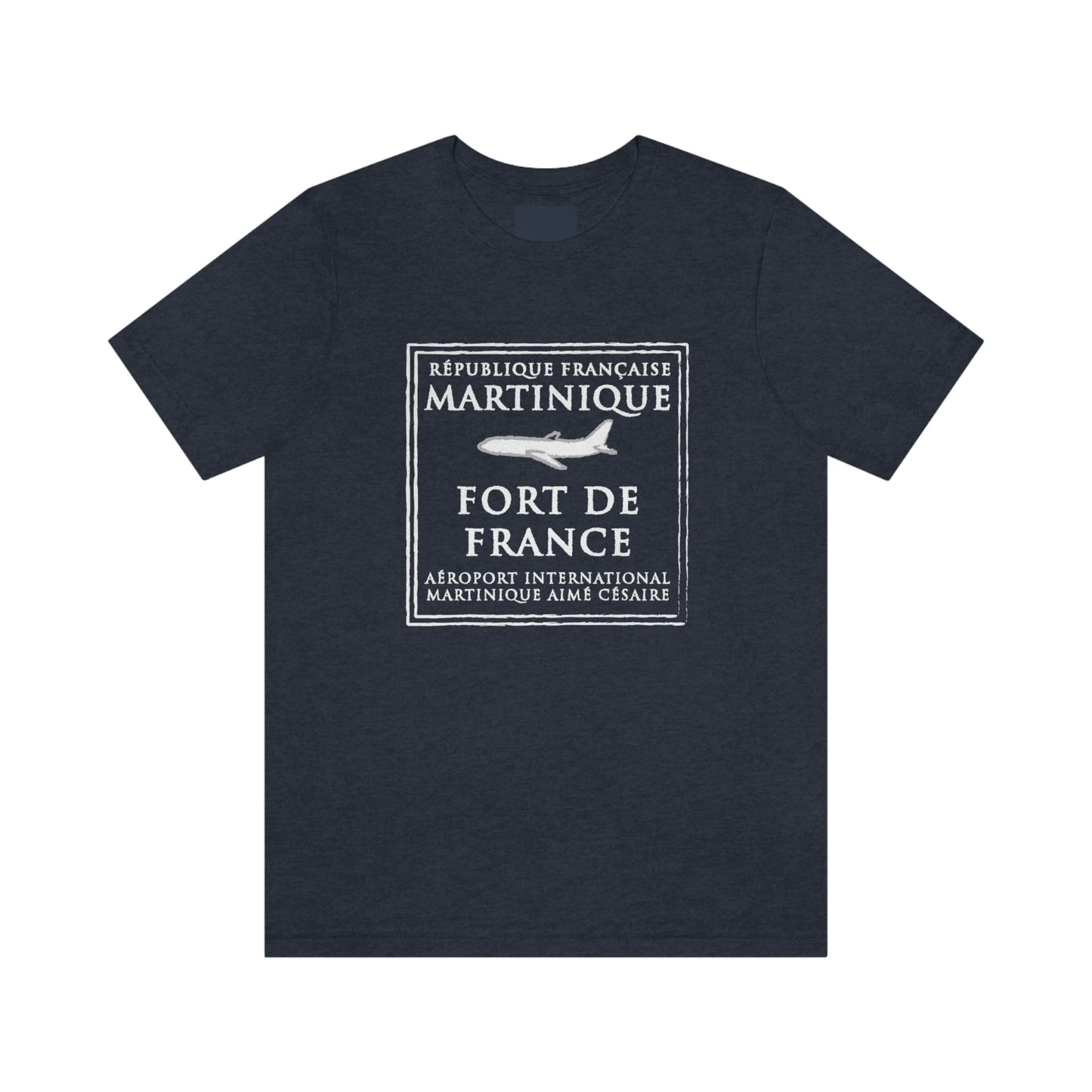 Martinique Passport Stamp Vacation Travel Unisex T-shirt