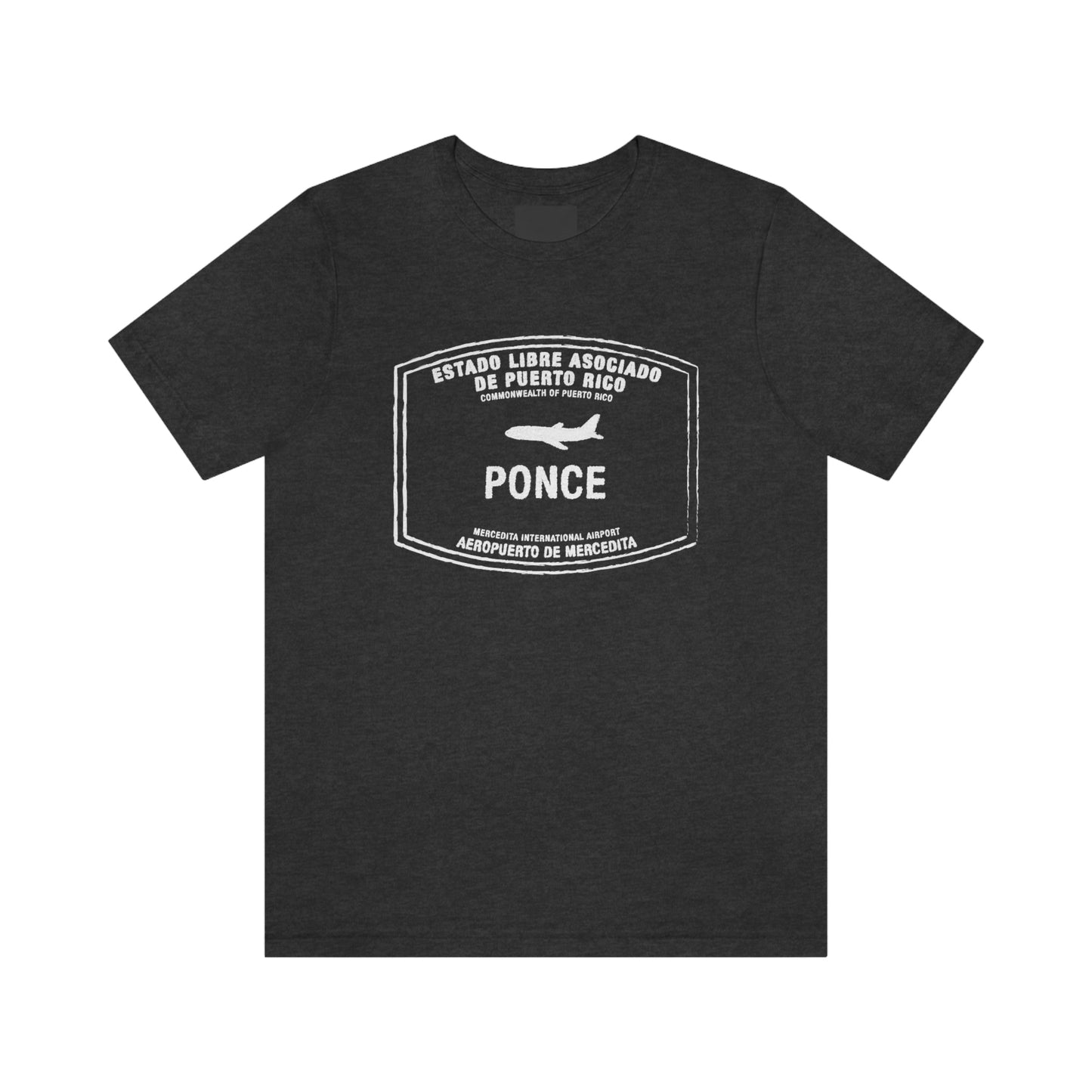 Ponce Puerto Rico Passport Stamp Vacation Travel Unisex T-shirt