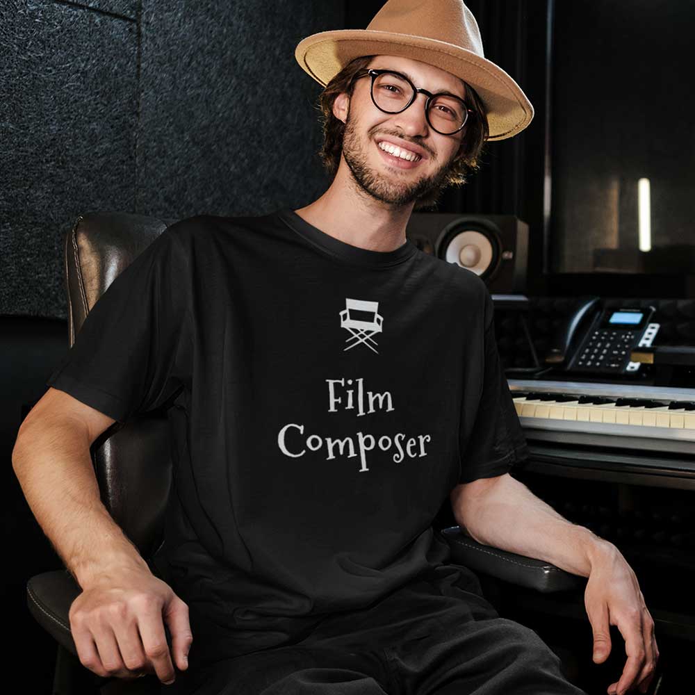 Film Composer T-Shirt Gift for Movie Lovers and Film Buffs