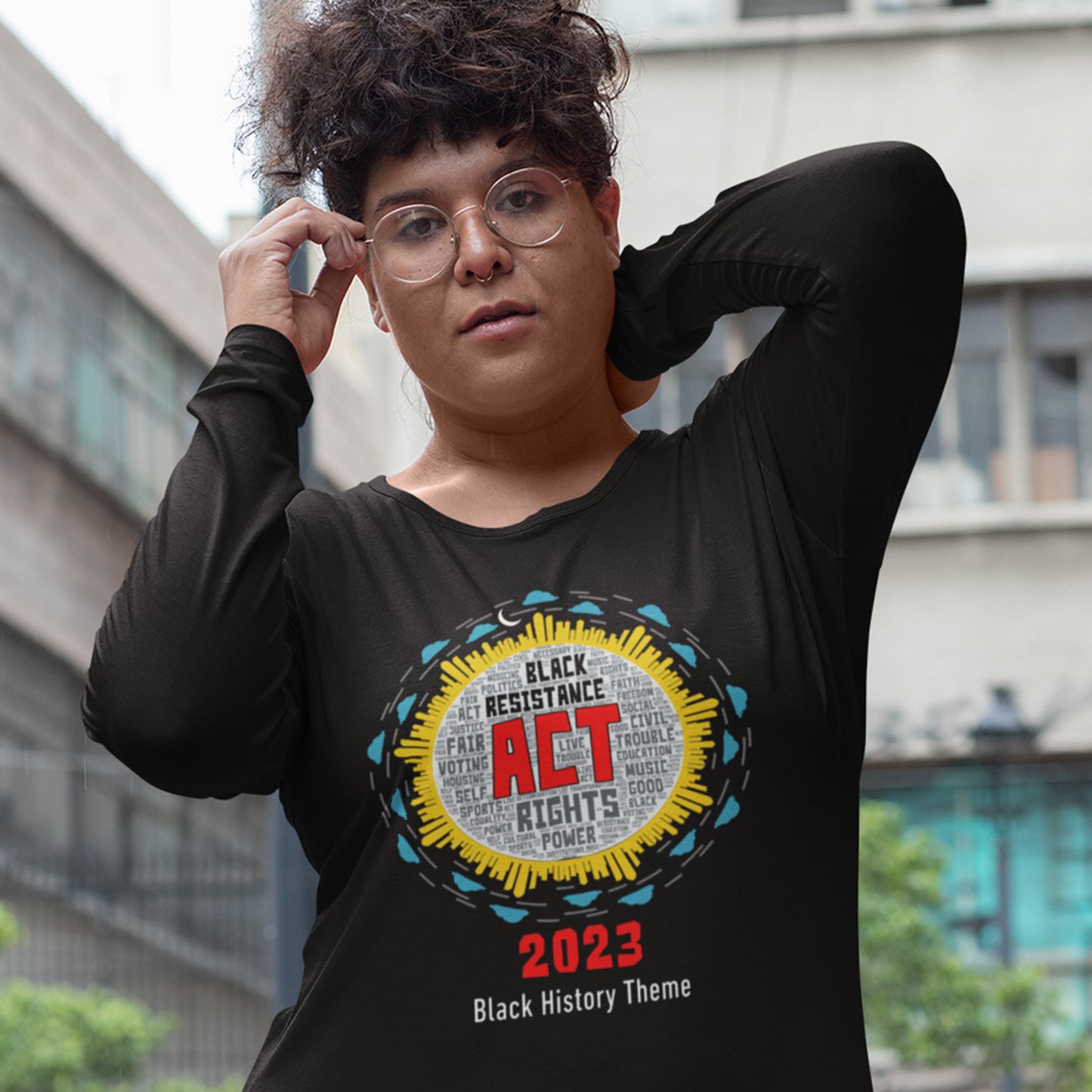 2023 Black History Theme - Resistance T-shirt