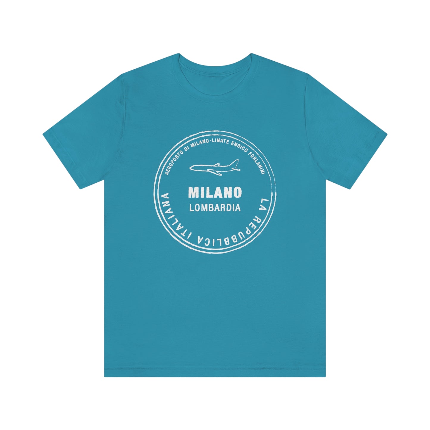 Milan Italy Passport Stamp Vacation Travel Unisex T-shirt