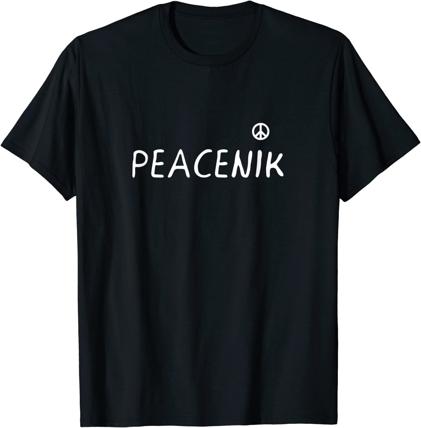 Peacenik Peace Sign Retro 1960s 1970s T=shirt