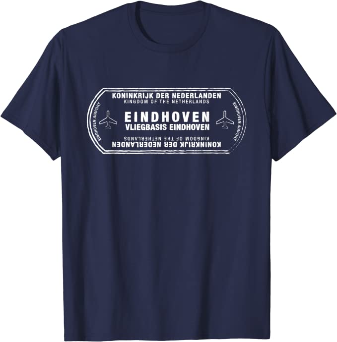 Eindhoven Netherlands Passport Stamp Vacation Travel T-shirt