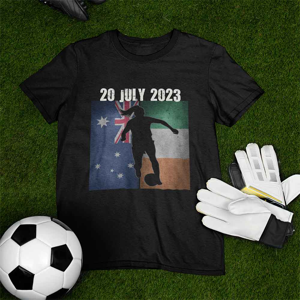Women's Australia vs Ireland Game 2023 Soccer Team Unisex Softstyle T-Shirt