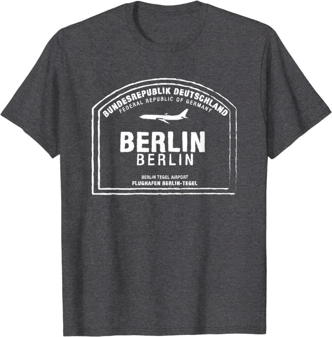 Berlin Germany Passport Stamp Vacation Travel T-shirt