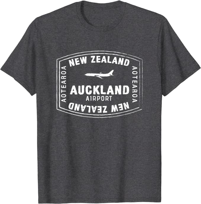 Auckland New Zealand Passport Stamp Vacation Travel T-shirt