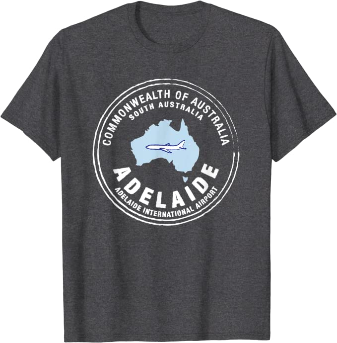 Adelaide Australia Passport Stamp Vacation Travel T-shirt