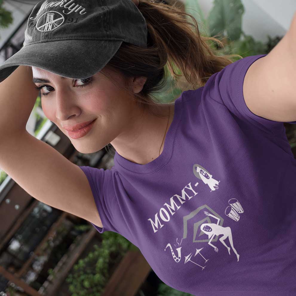 Mother's Day T-shirt - Cool Mommy-O Beatnik Women's Softstyle Tee