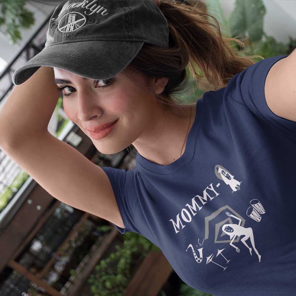 Mother's Day T-shirt - Cool Mommy-O Beatnik Women's Softstyle Tee