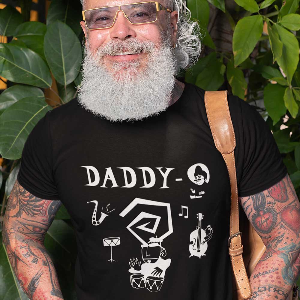 Father's Day Shirt - Cool Daddy-O Beatnik Heavy Cotton Tee