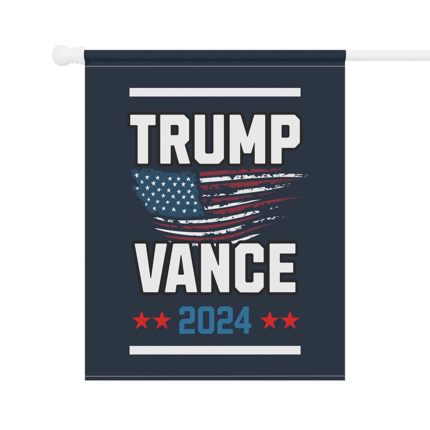 Trump Vance 2024 Republican Presidential Election Garden & House Vintage Flag Banner