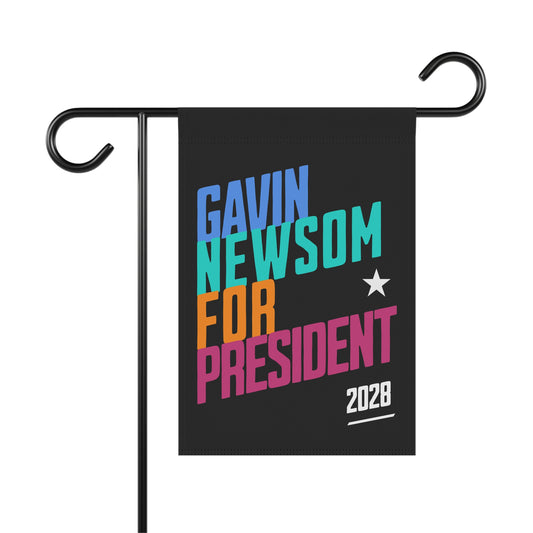 Gavin Newsom for President 2028, Garden Flag, Newsom 2028, Presidential Political Campaign, Election Flag for Democratic Supporters, Vote