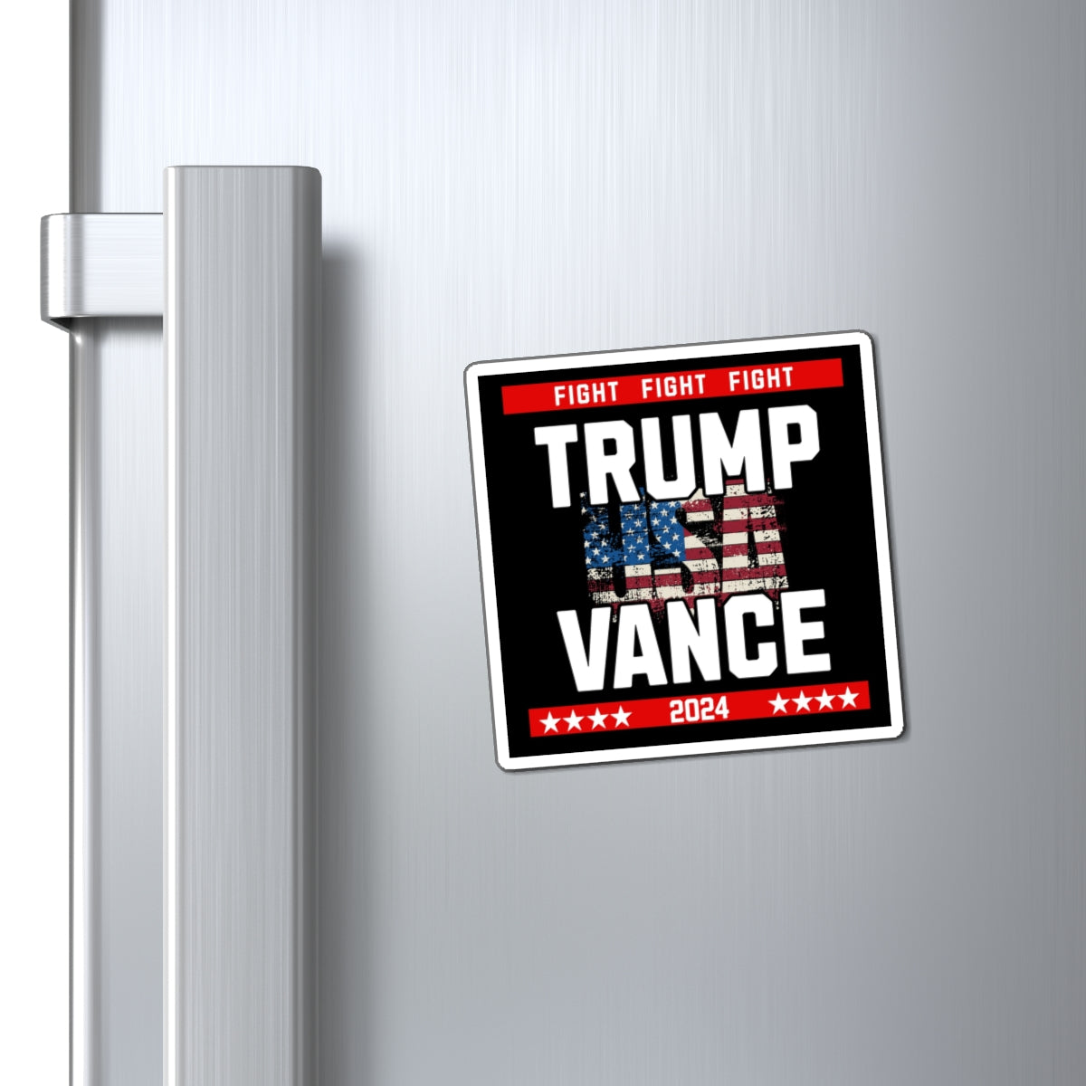 Trump Vance 2024 Republican Presidential Election Fight Refrigerator Magnets (3 sizes)