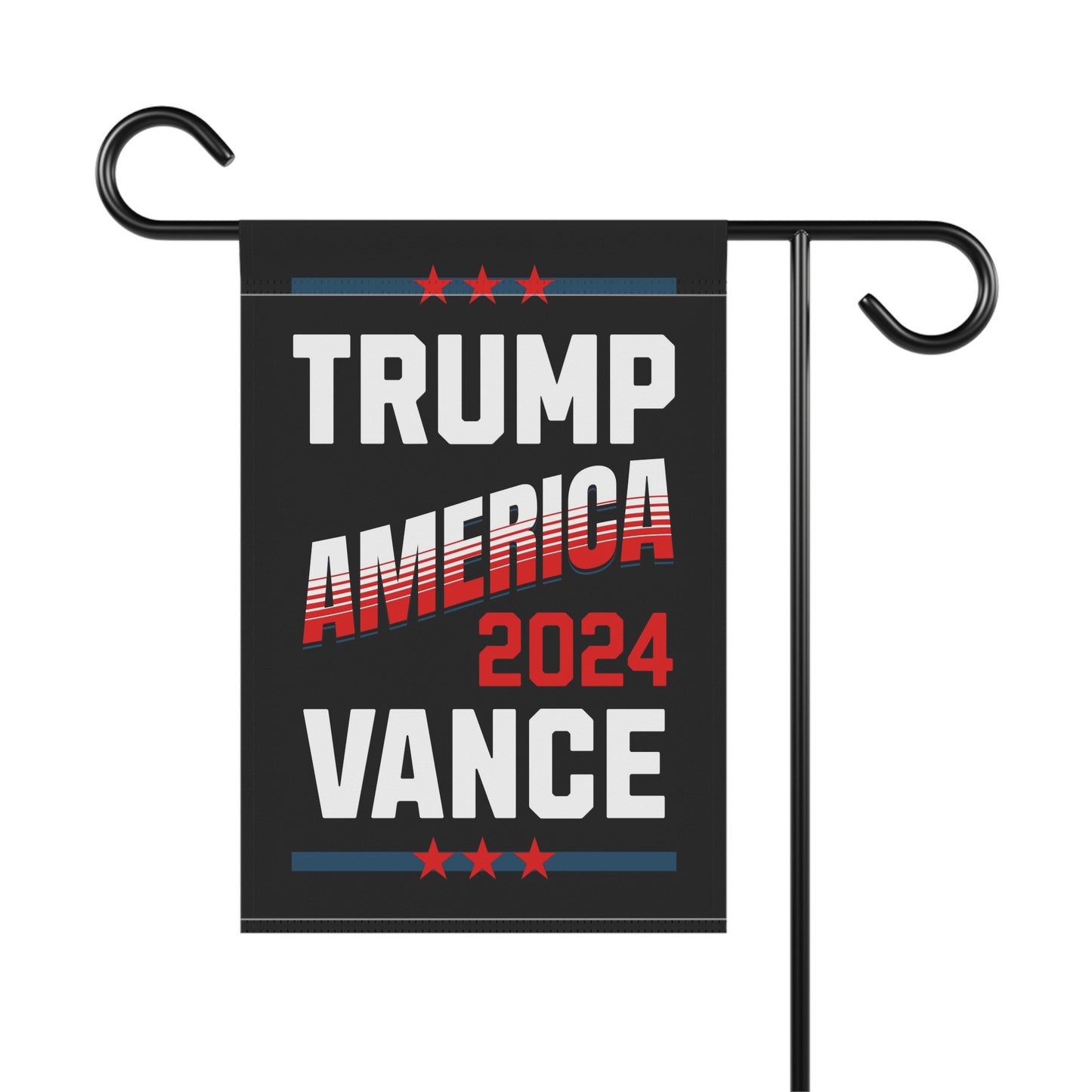 Trump Vance 2024 Republican Presidential Election Garden & House Vintage Flag Banner