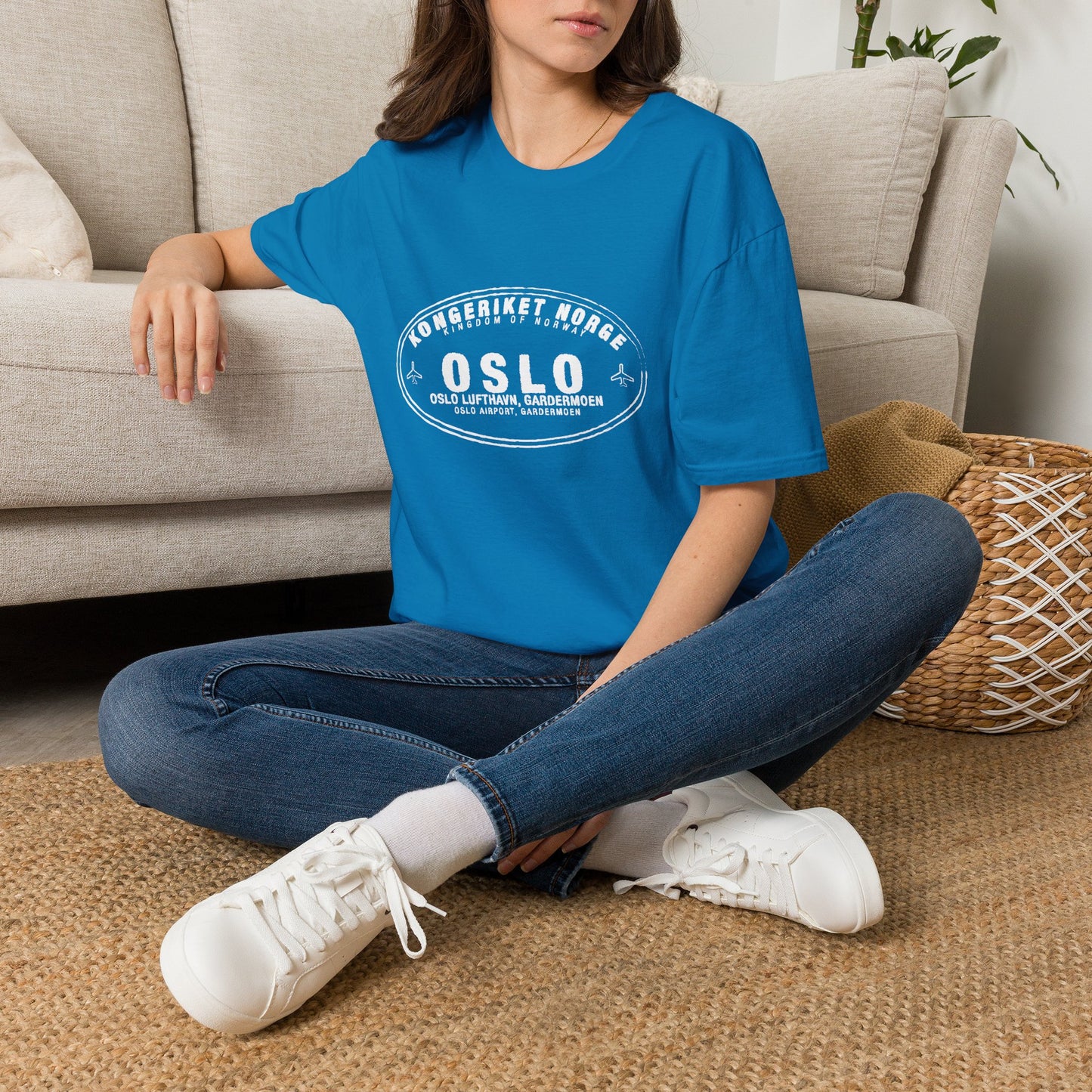Oslo Norway Passport Stamp Vacation Travel Unisex T-shirt