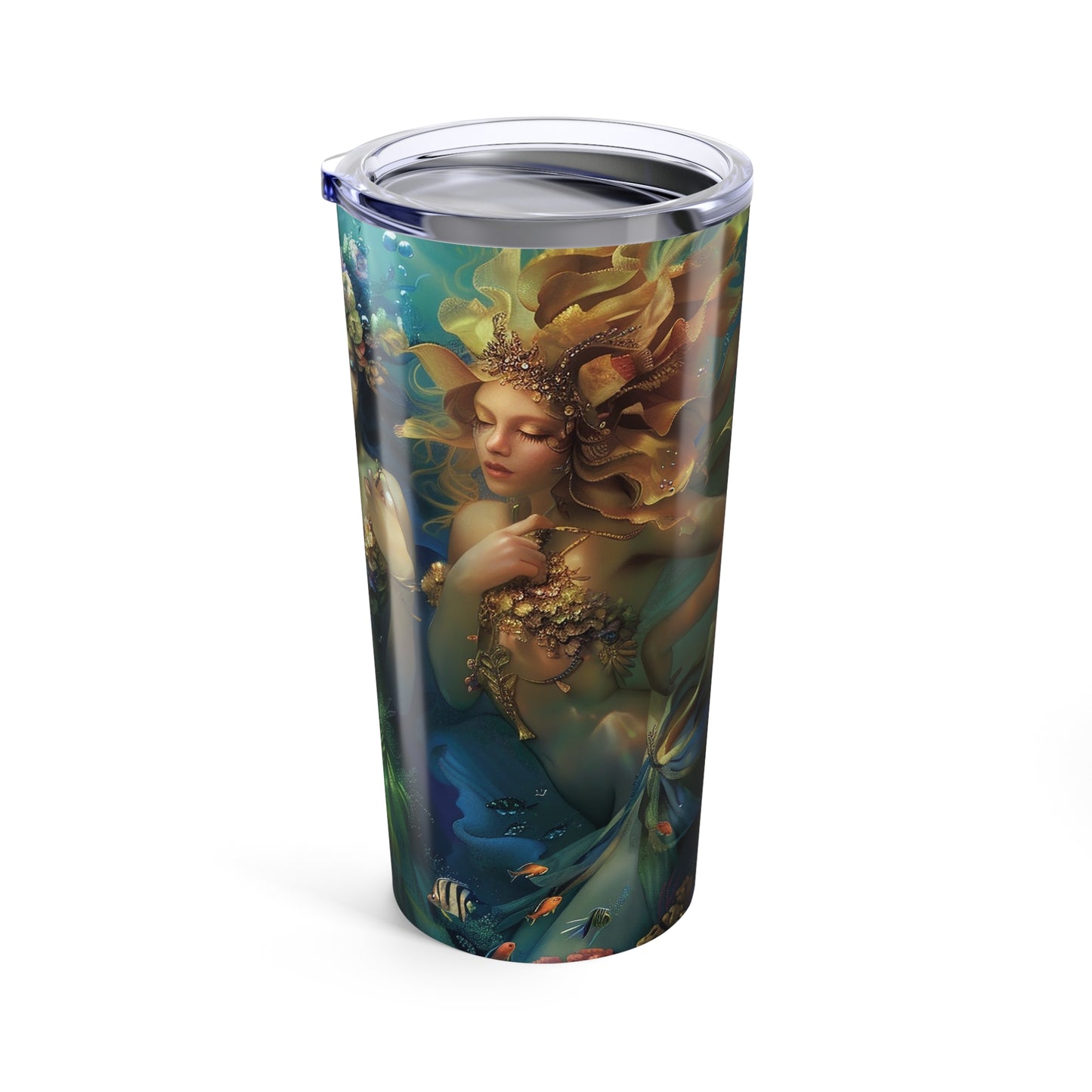 03 Water Goddesses, To-go Coffee Cup, Mermaidcore, Fairycore, Goddess, Stainless Steel Travel Tumbler 20oz