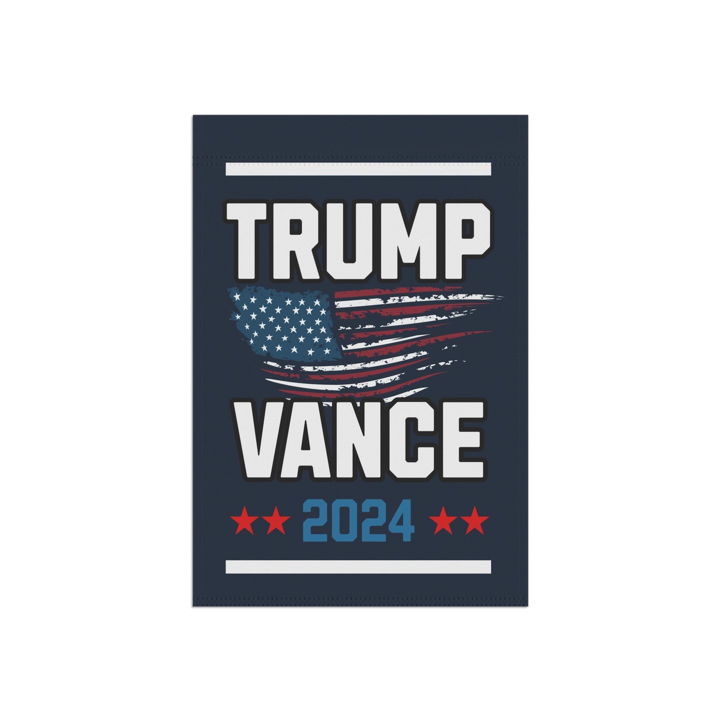 Trump Vance 2024 Republican Presidential Election Garden & House Vintage Flag Banner