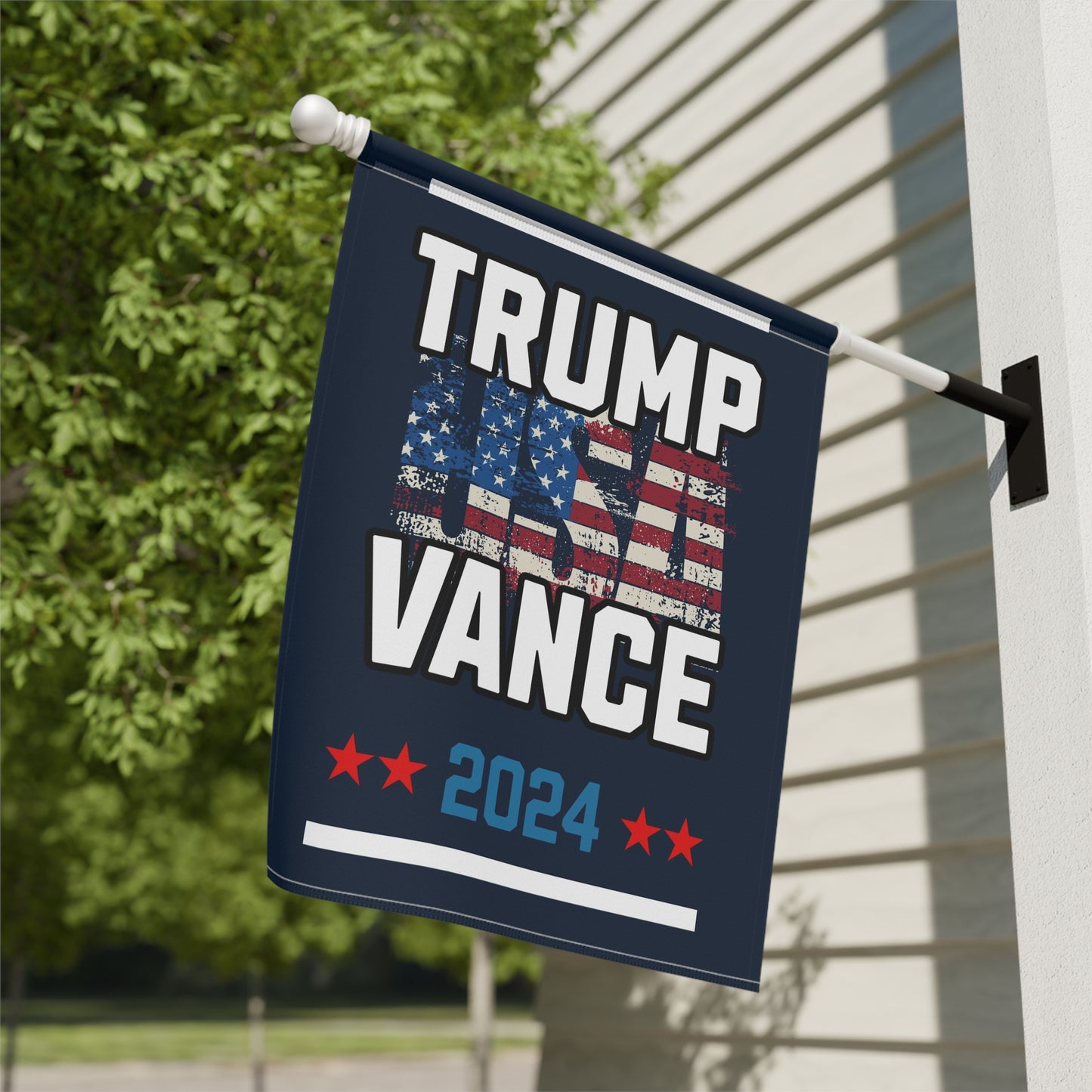 Trump Vance 2024 Republican Presidential Election Garden & House Flag Banner