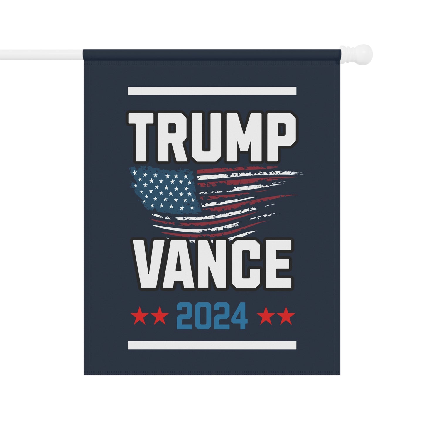 Trump Vance 2024 Republican Presidential Election Garden & House Vintage Flag Banner