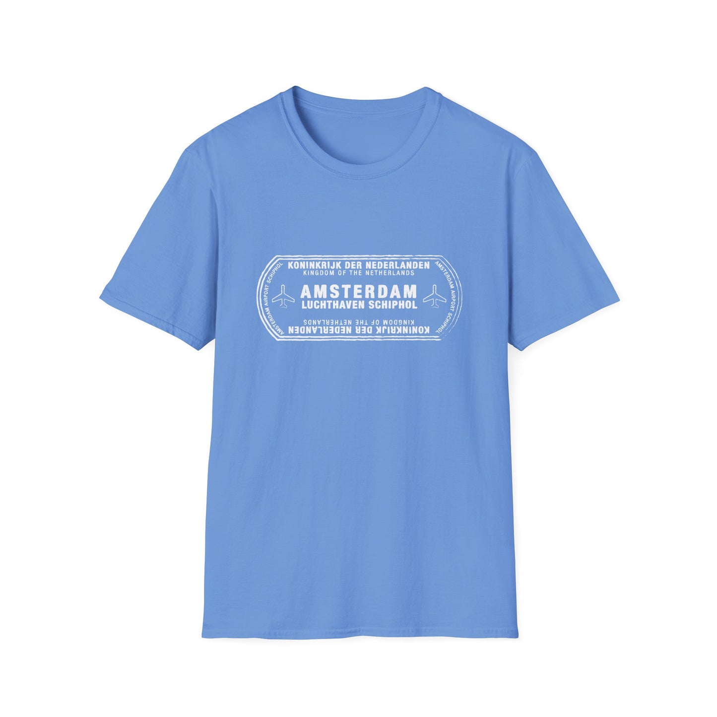 Amsterdam Netherlands Passport Stamp Vacation Travel T-shirt