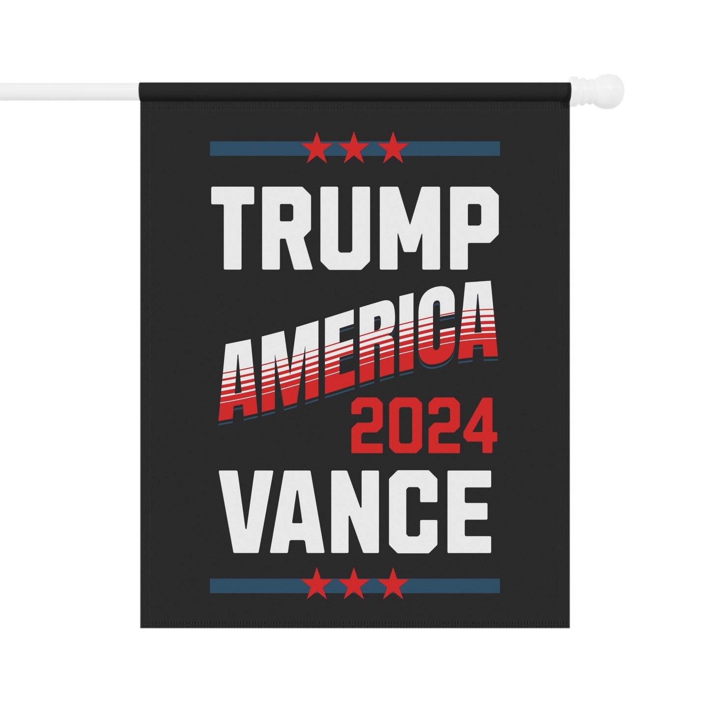 Trump Vance 2024 Republican Presidential Election Garden & House Vintage Flag Banner