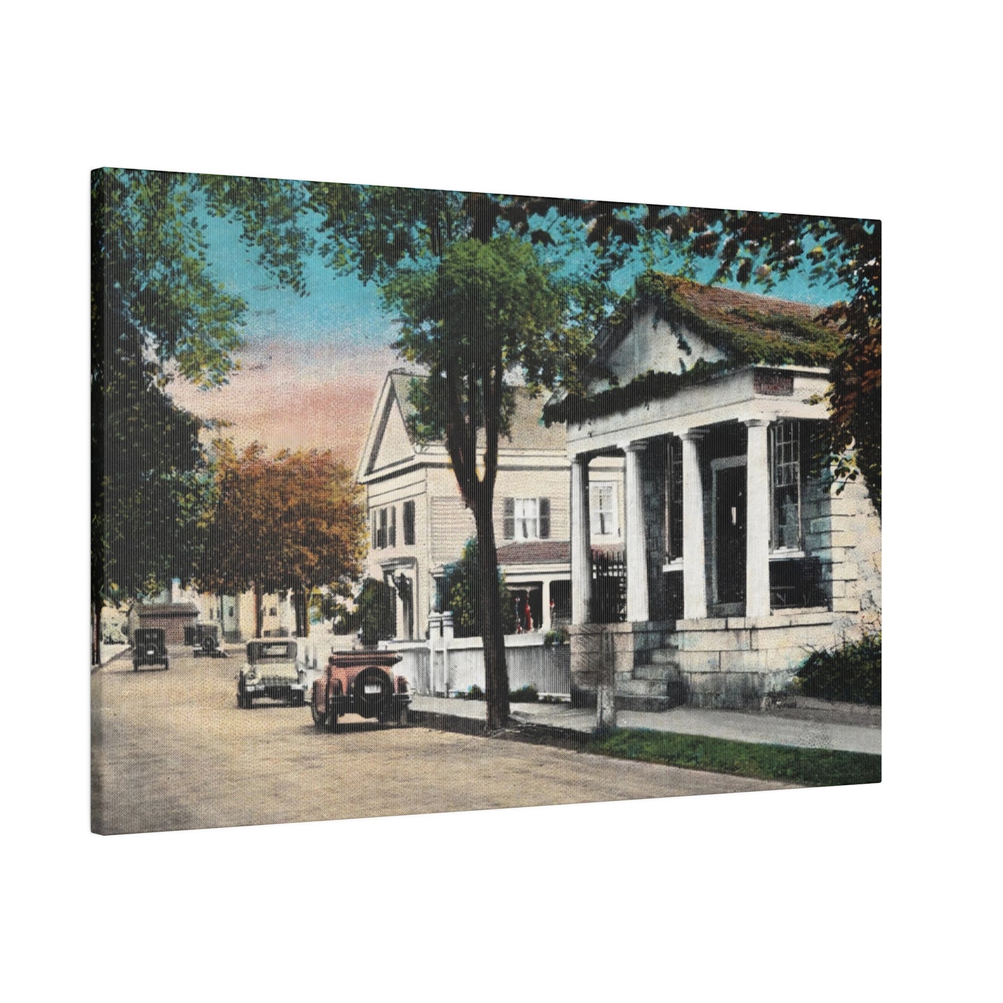 STONINGTON CUSTOM HOUSE Matte Canvas, Stretched, 0.75"