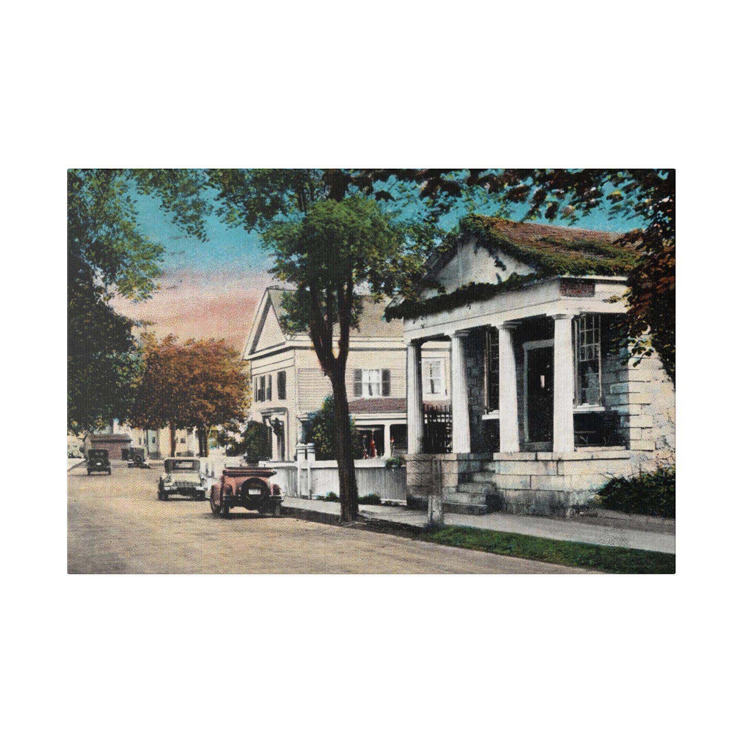 STONINGTON CUSTOM HOUSE Matte Canvas, Stretched, 0.75"