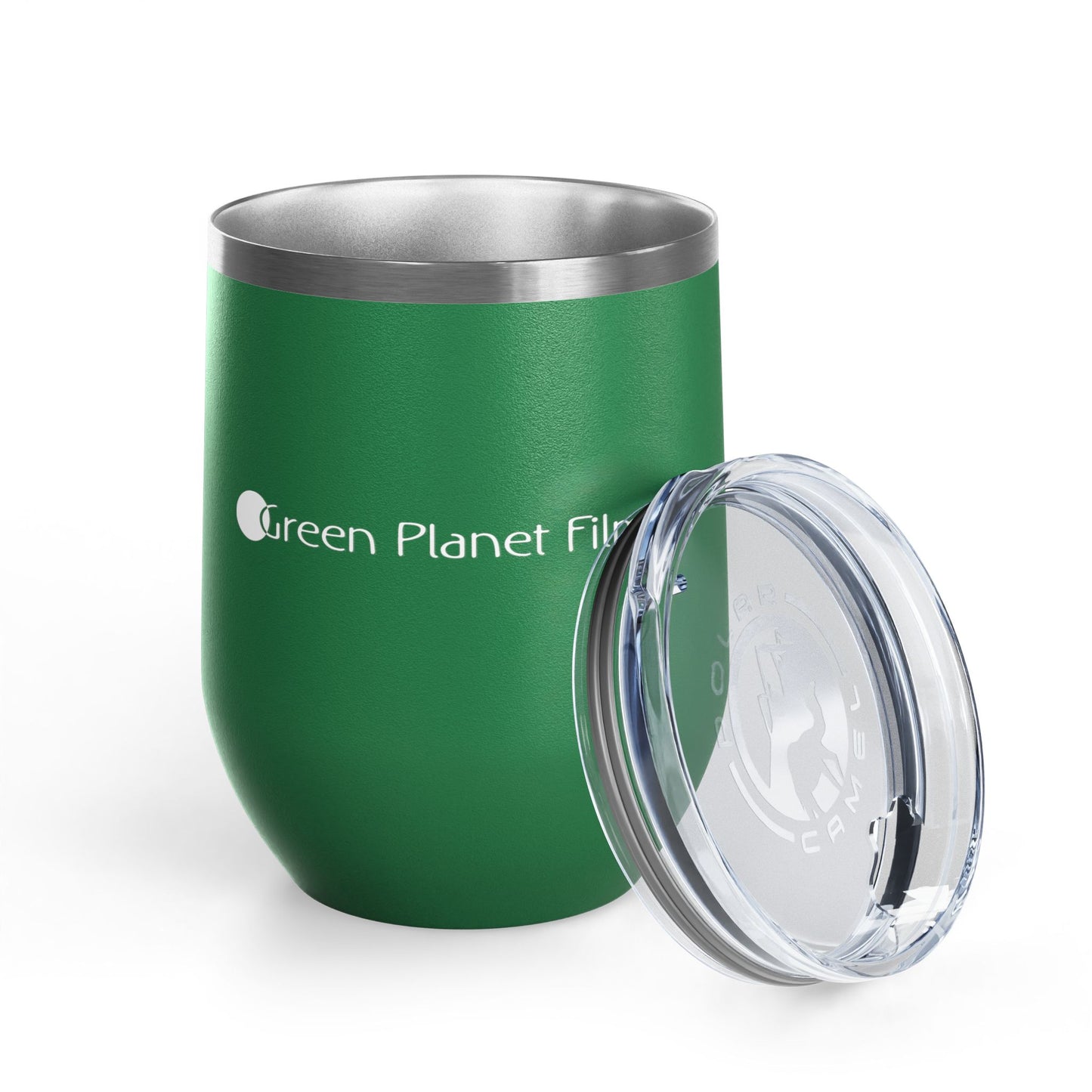 Green Planet Films 12oz Wine Tumbler — Insulated Stainless Steel Travel Cup